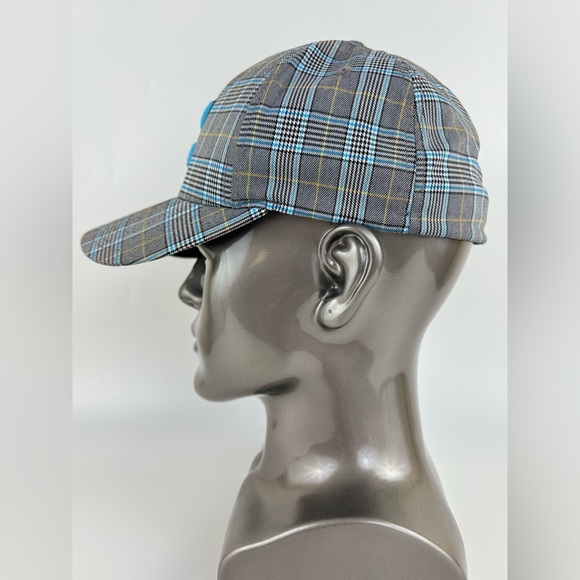 HOOey Plaid Baseball Hat/Cap, Embroidered Logo, Unisex Size S/M - Picture 5 of 11